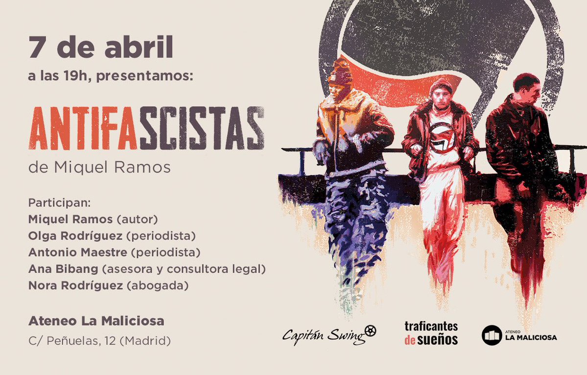 Presentación de «Antifascistas» con Miquel Ramos