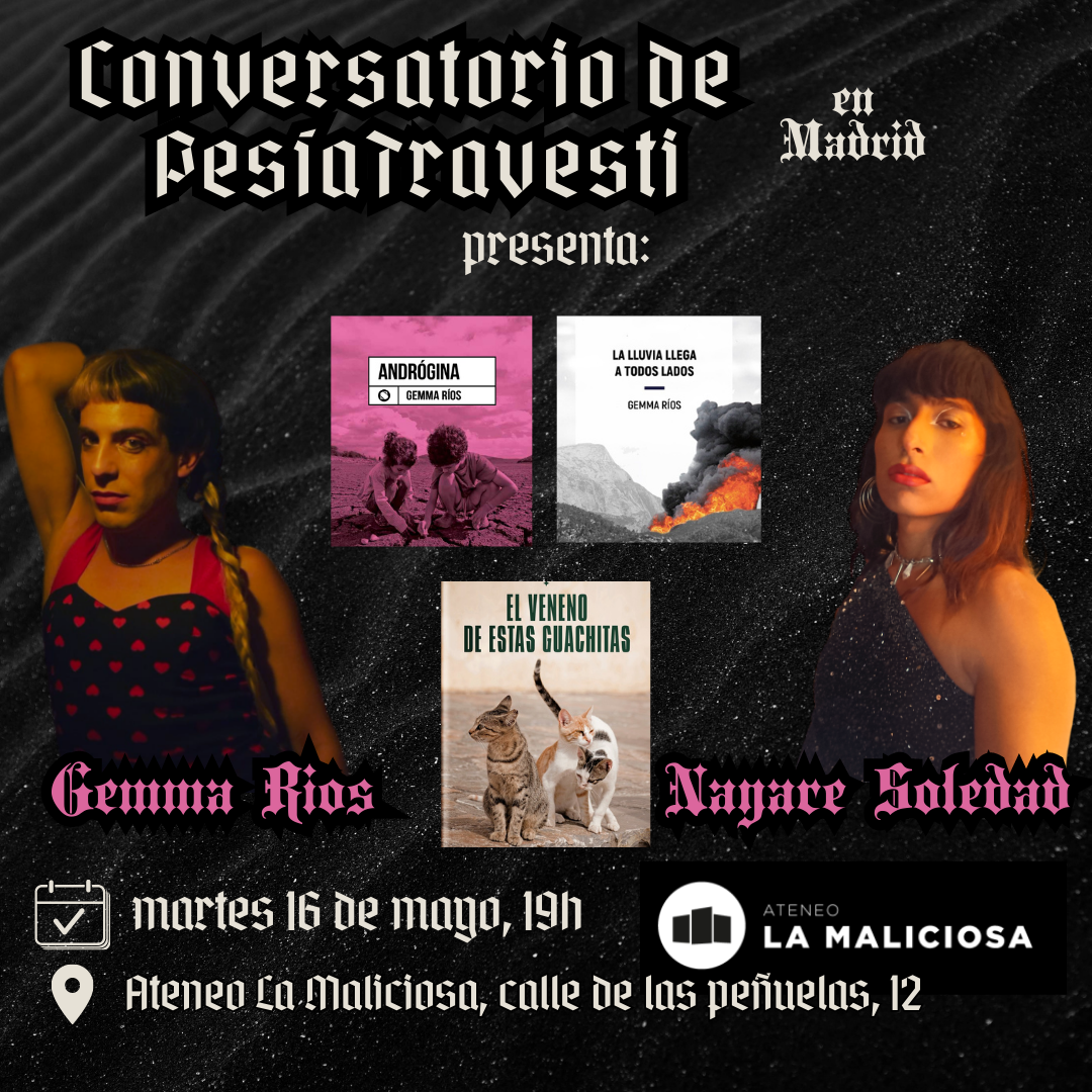 Poesía travesti: conversatorio con Gemma Ríos