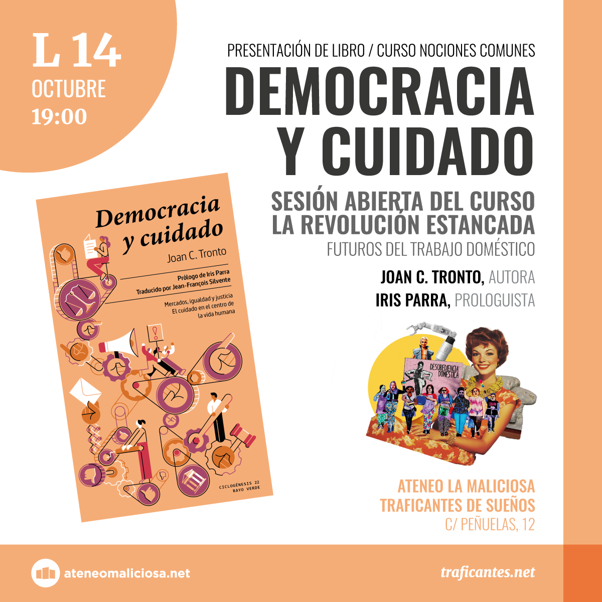 Democracia y cuidado. Con Joan C. Tronto