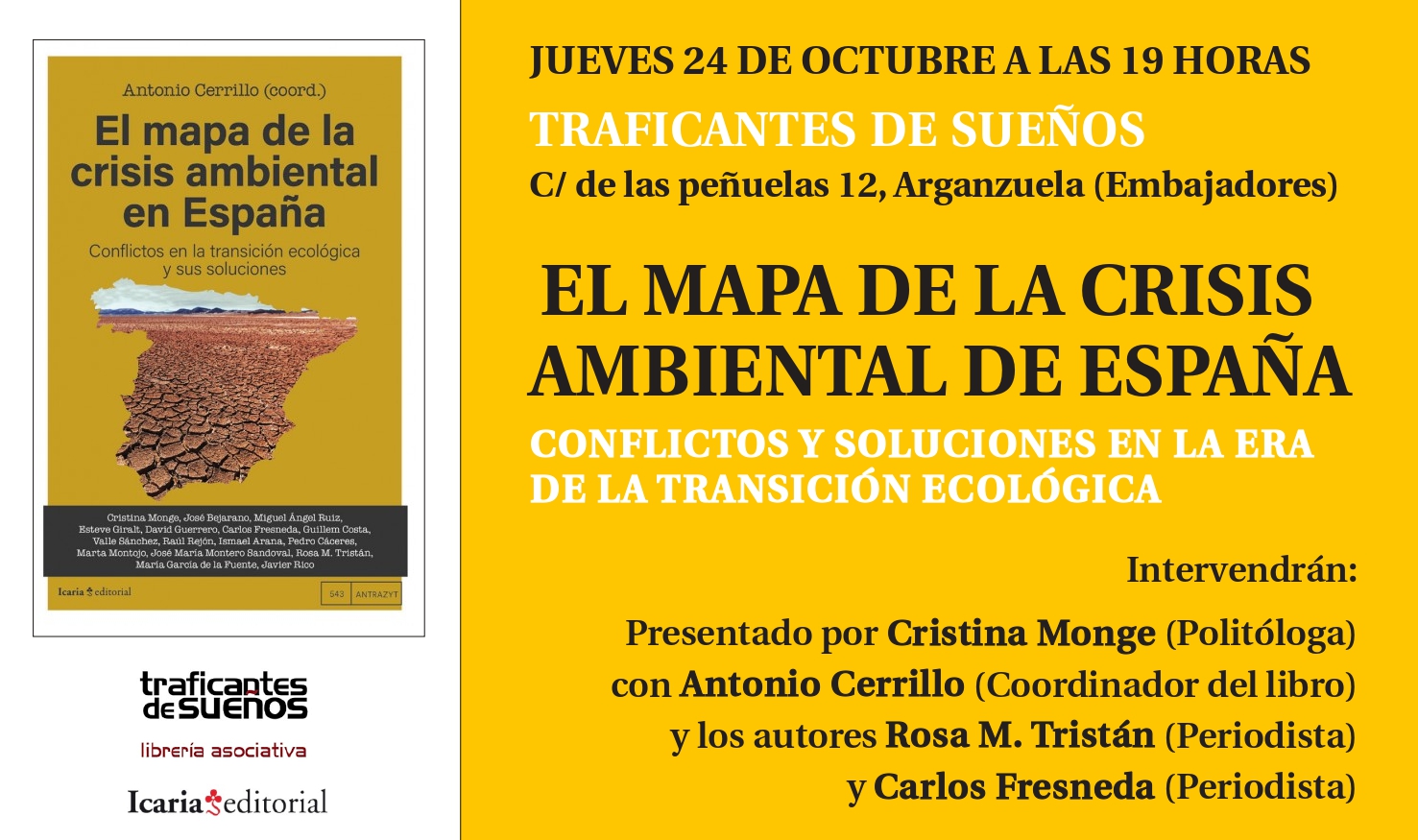 El mapa de la crisis ambiental en España. Conflictos y soluciones en la era de la transición ecológica