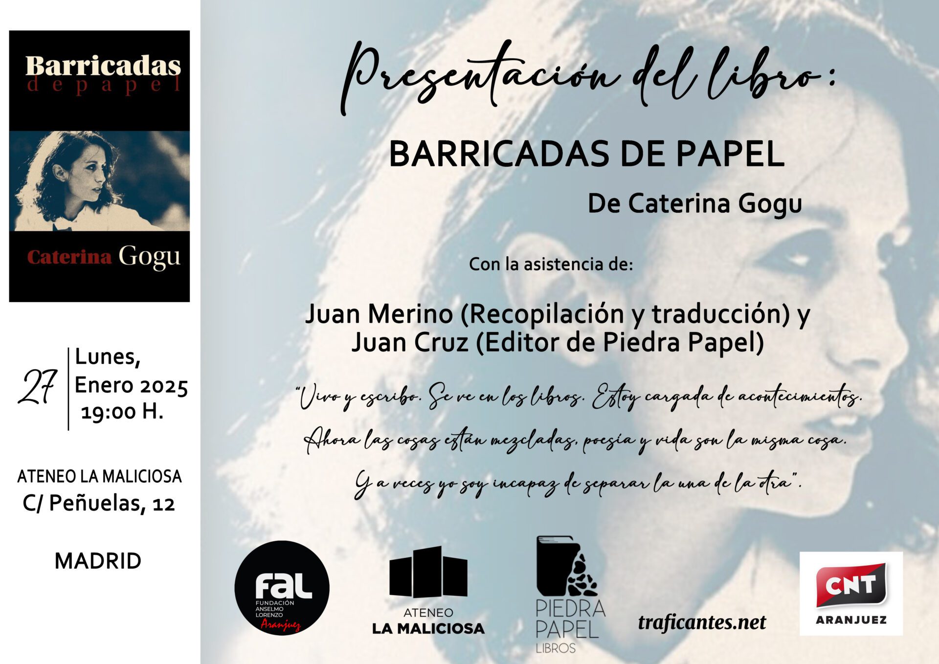 Barricadas de Papel: Caterina Gogu