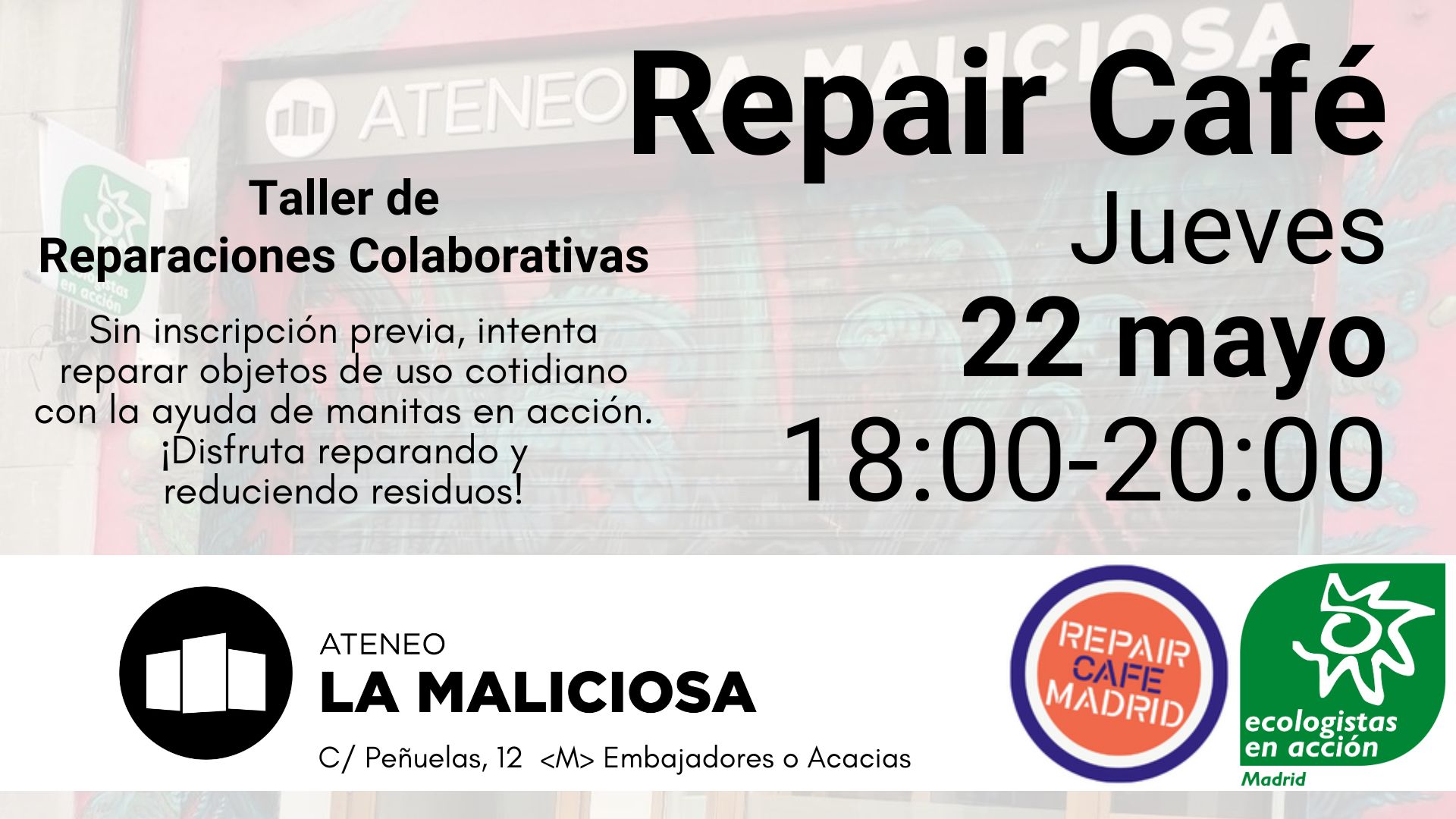 Taller de Reparaciones Colaborativas (Repair Café)