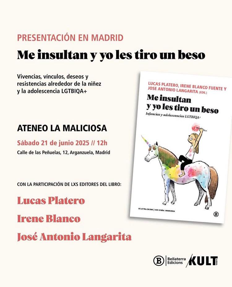 Me insultan y yo les tiro un beso: infancias y adolescencias LGTBQIA+
