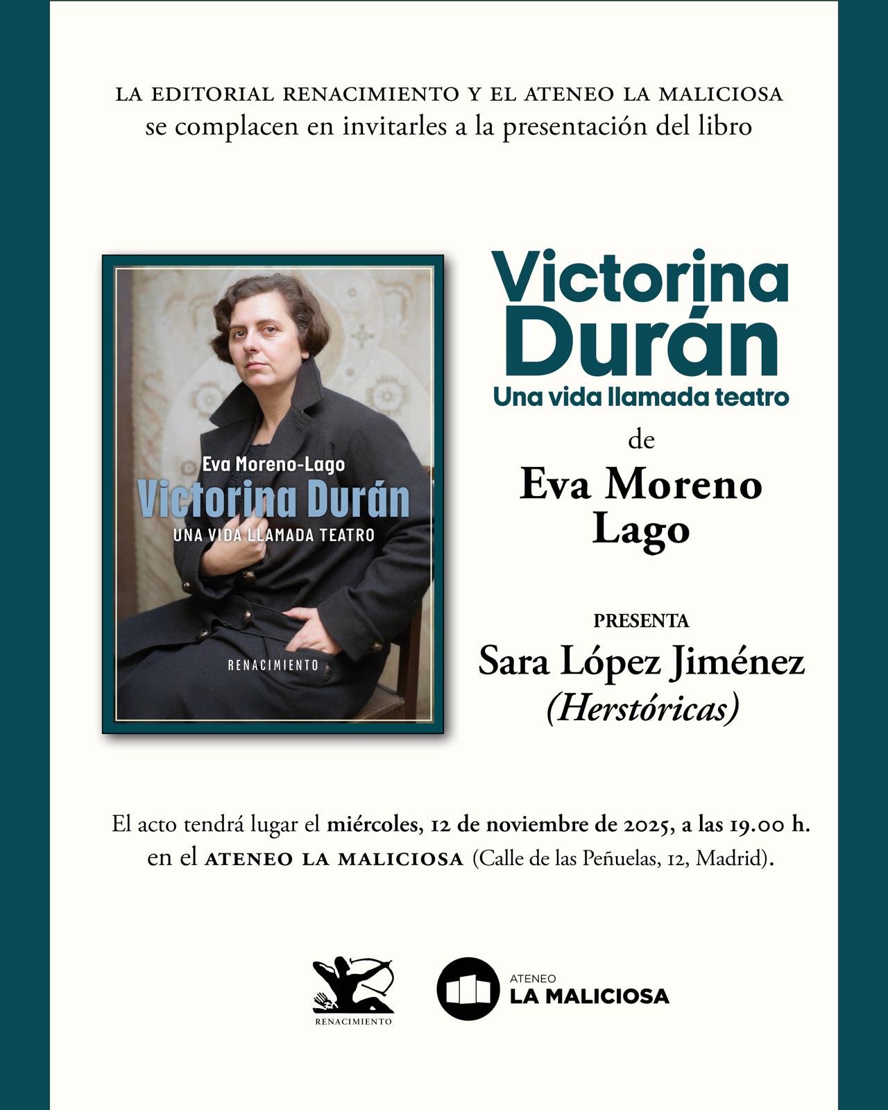 VICTORINA DURÁN (UNA VIDA LLAMADA TEATRO)