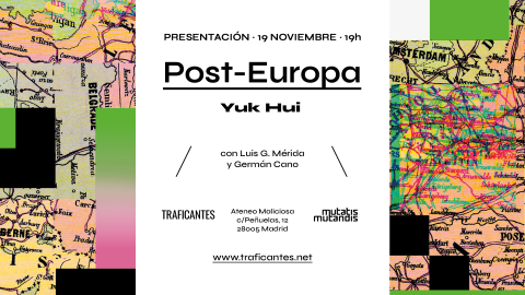 Post-Europa: Imaginar un pensamiento posteuropeo