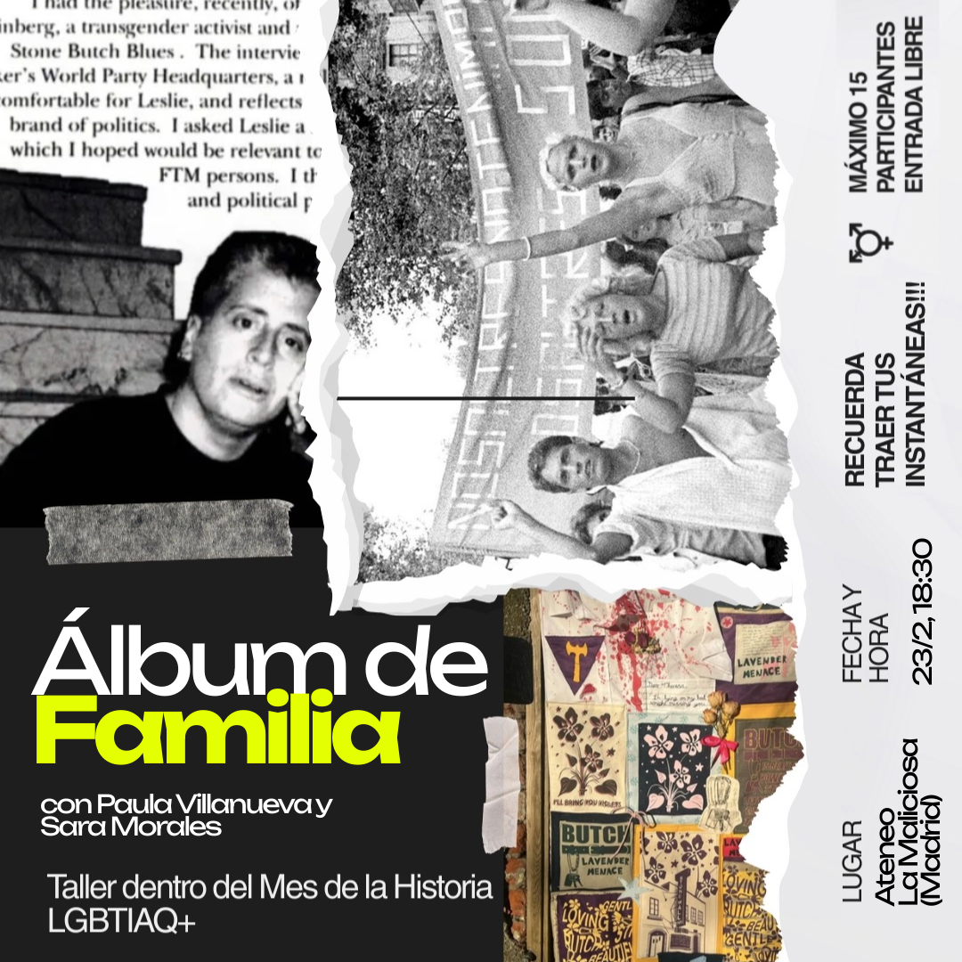 Álbum de familia: taller en el Mes de la Historia LGTBIAQ+