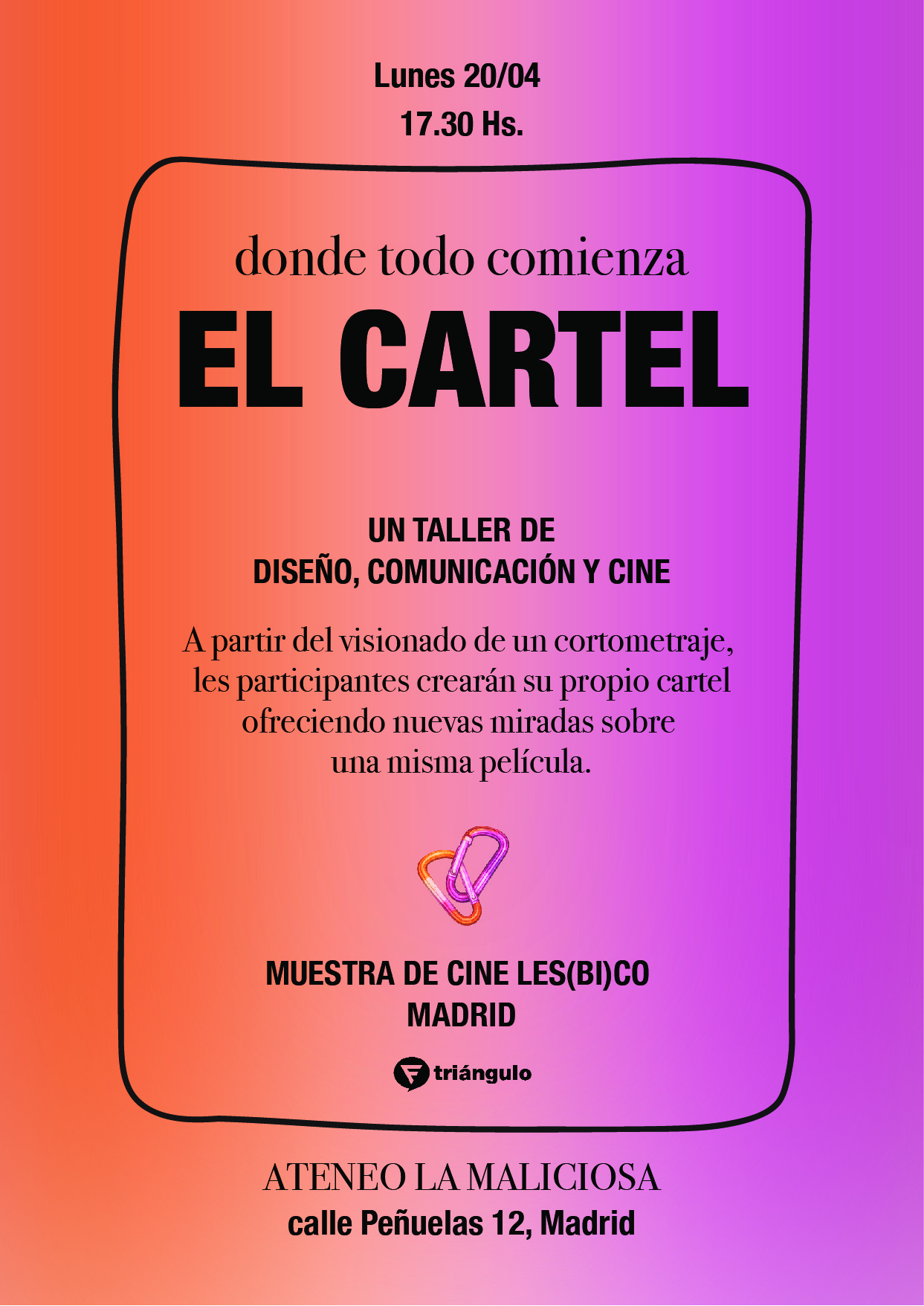 Taller El cartel – Donde todo comienza