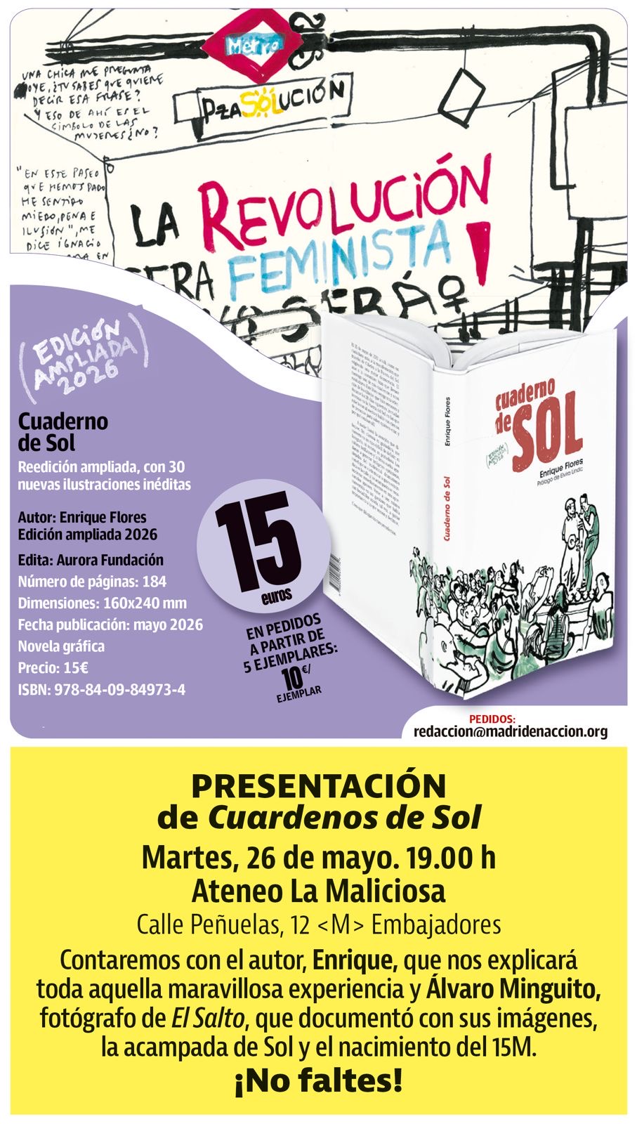 Cuaderno de Sol: a quince años del 15M
