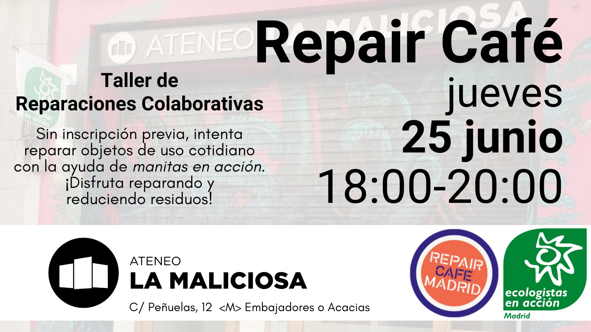 Taller de Reparaciones Colaborativas (Repair Café)