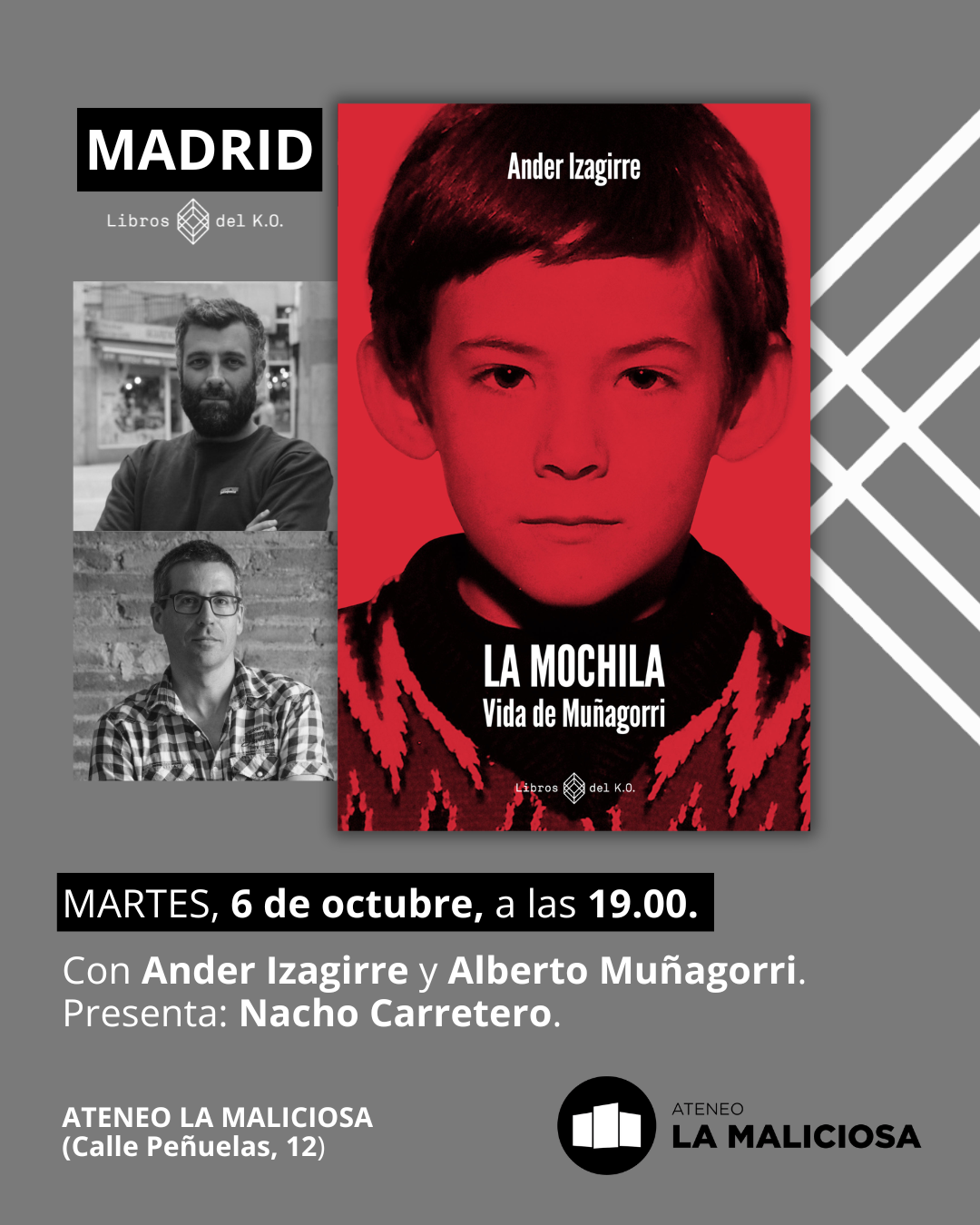 Presentación de «La mochila» de Ander Izagirre