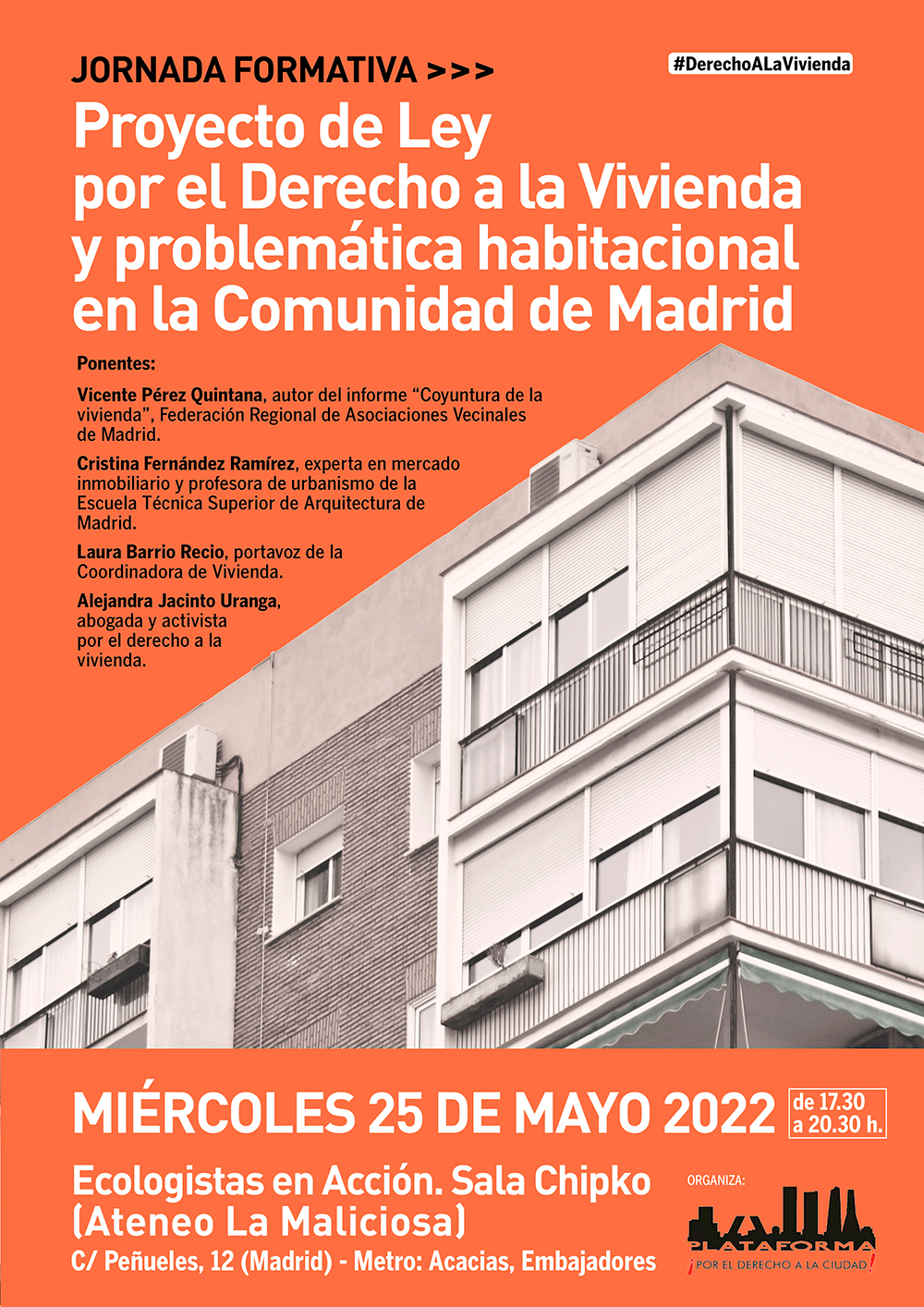 Proyecto de Ley por el Derecho a la Vivienda y problemática habitacional en la Comunidad de Madrid