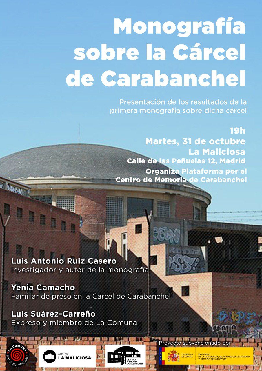 Presentación de la monografía sobre la cárcel de Carabanchel
