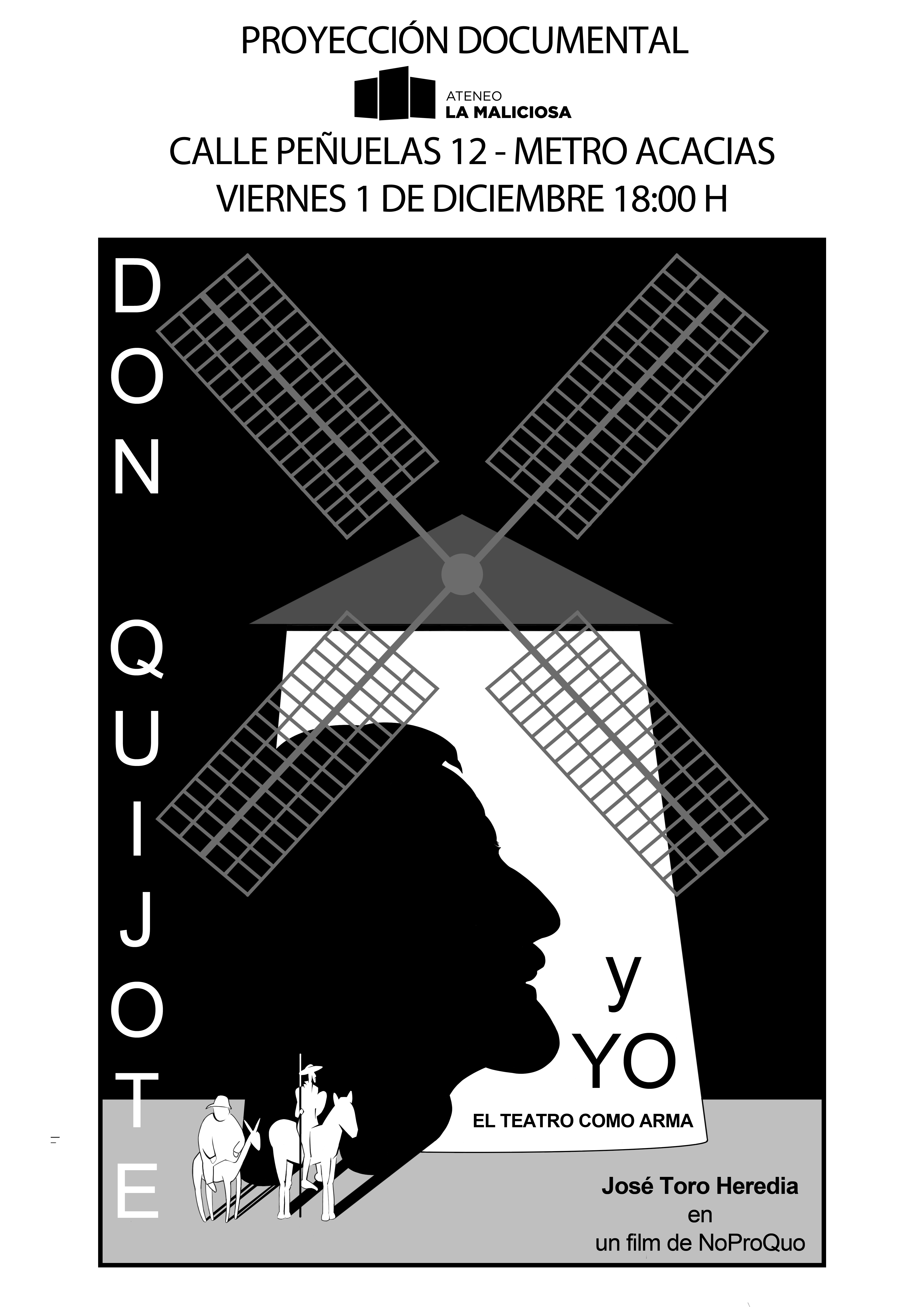 Proyección del documental «Don Quijote y yo»