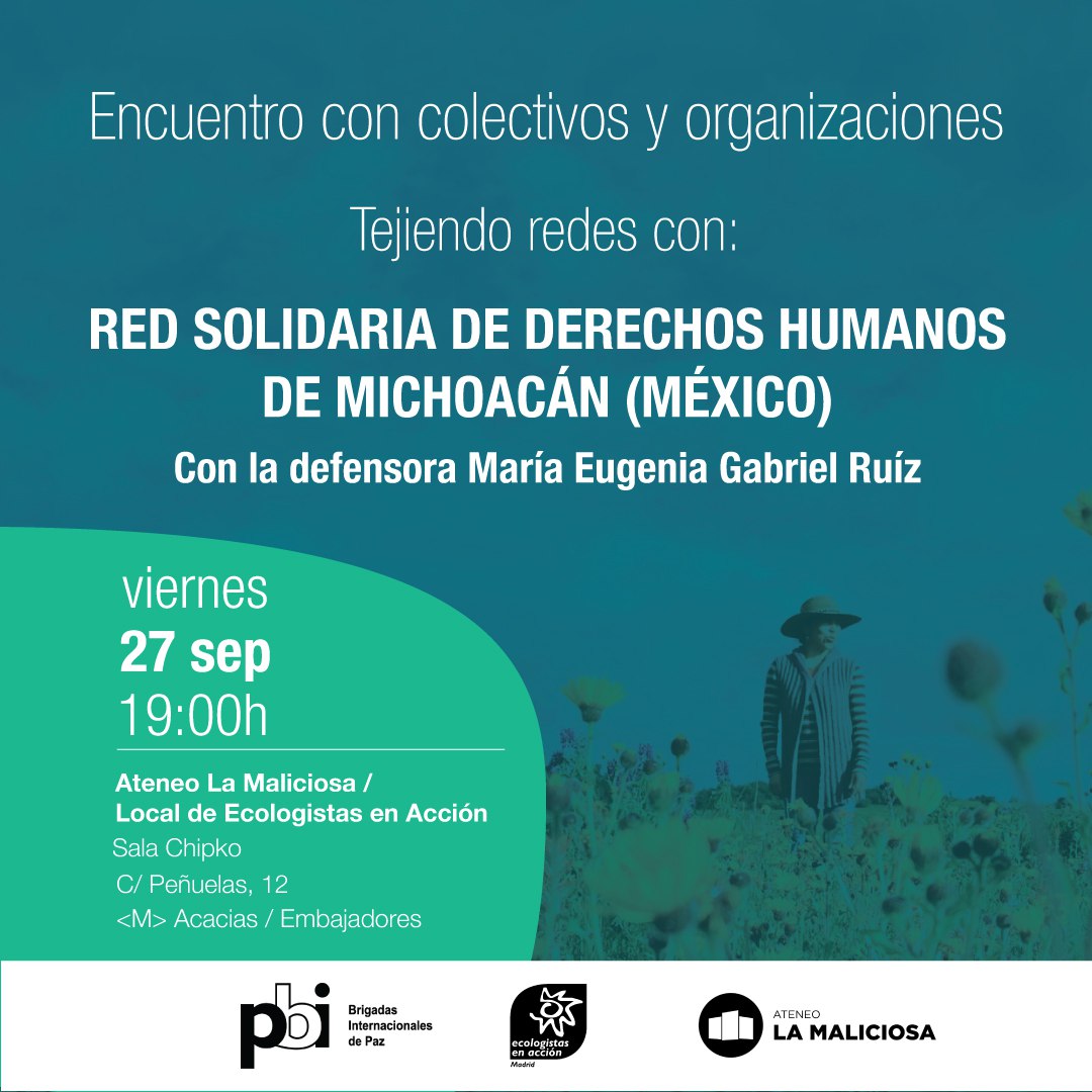 Encuentro con la Red Solidaria de Derechos Humanos de Michoacán