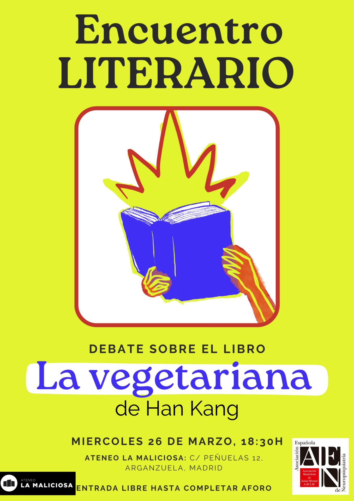 Encuentro literario: «La vegetariana» de Han Kang