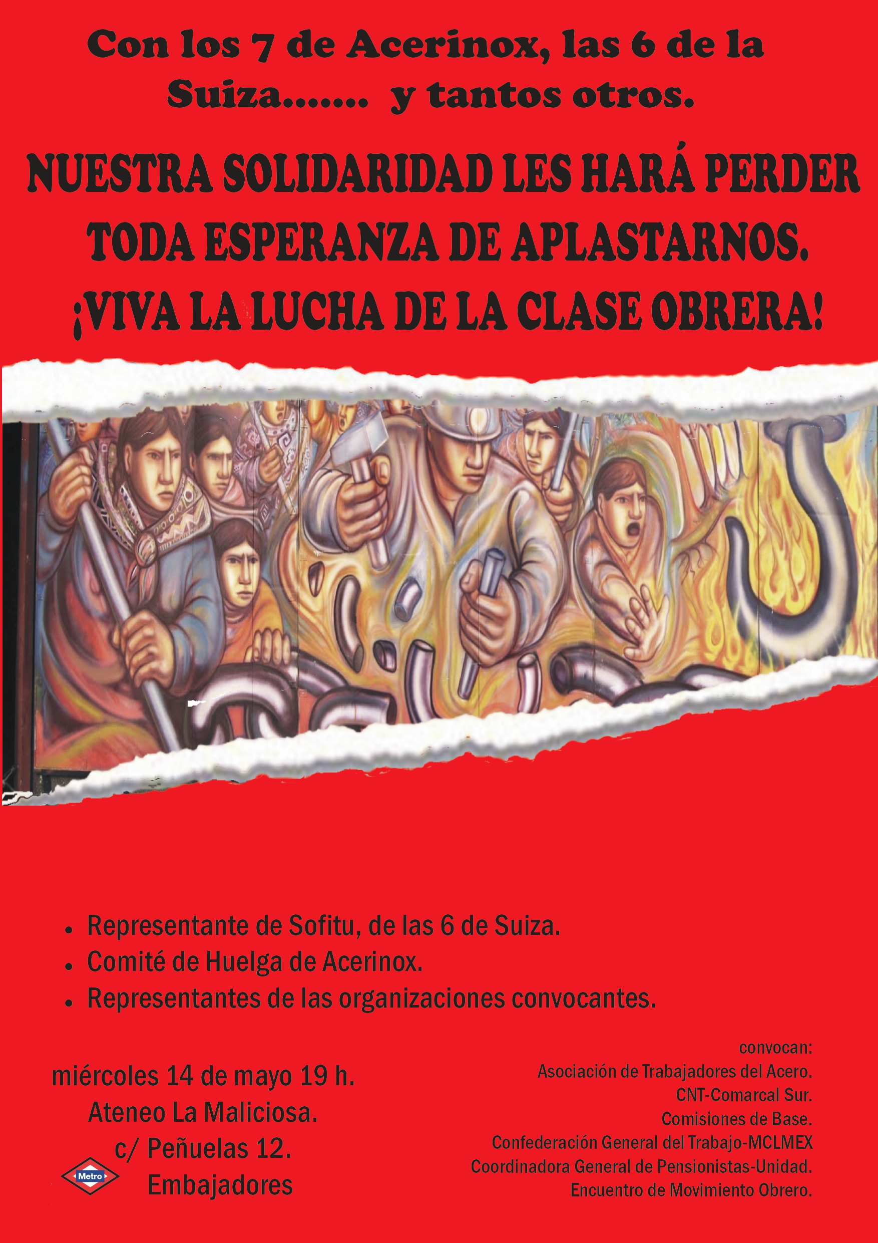 Con los 7 de Acerinox y las 6 de La Suiza