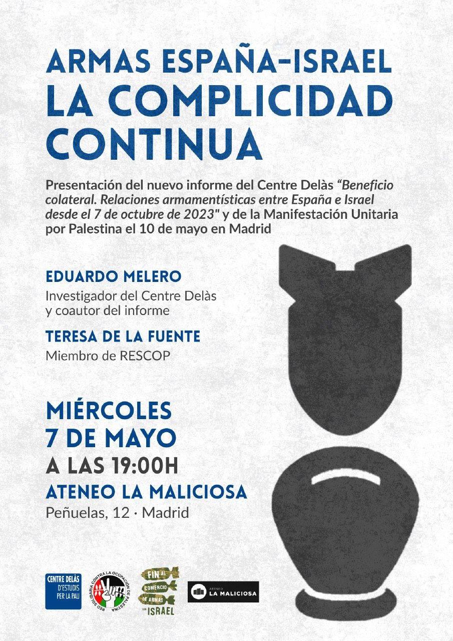Armas España-Israel: la complicidad continúa