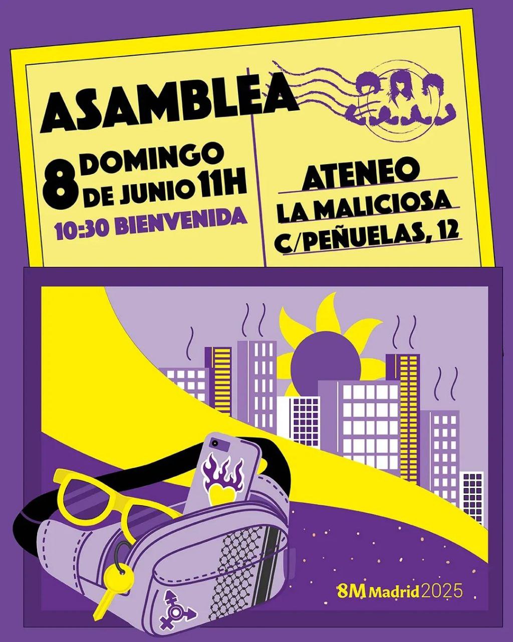 Asamblea junio 8M Madrid
