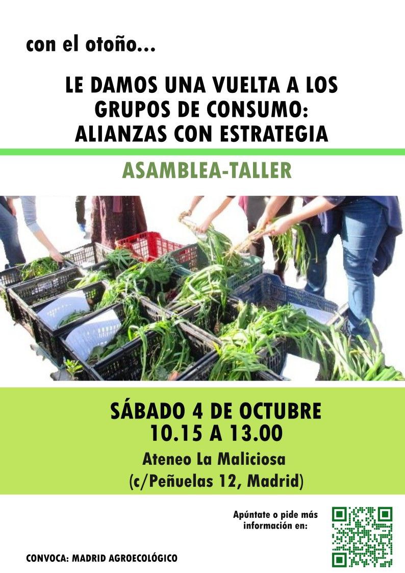 asamblea de Grupos de Consumo: más allá de las compras conjuntas