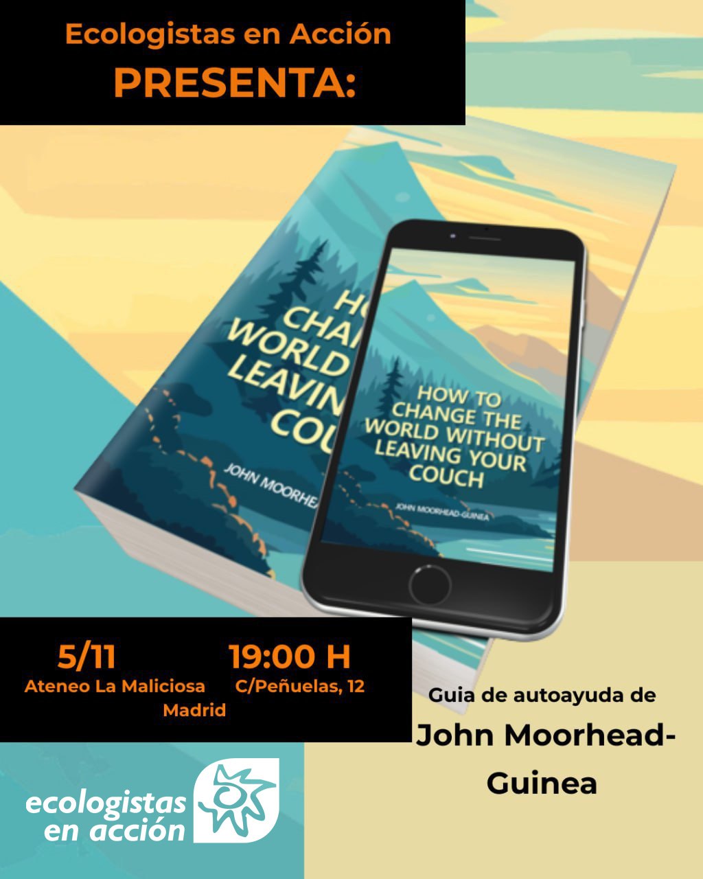 Presentación del libro «How to change the world without leaving your couch»