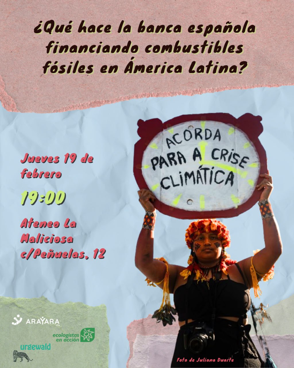 ¿Qué hace la banca española financiando combustibles fósiles en Ámerica Latina?