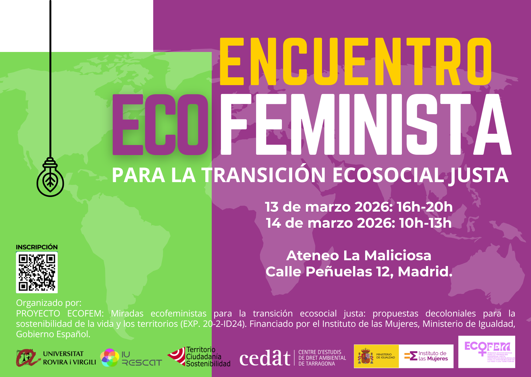 Encuentro Ecofeminista para la Transición Ecosocial Justa